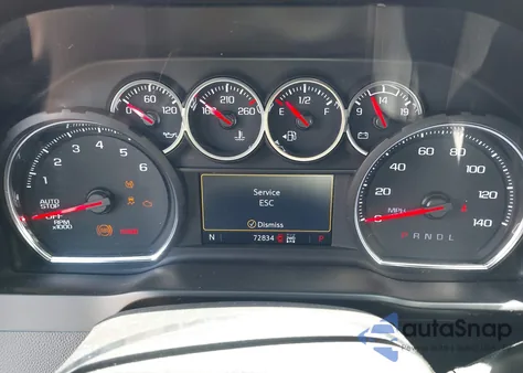 2021 Chevrolet Silverado 1500 4Wd Short Bed Rst из США, поврежденный, VIN 3GCUYEED5MG253156